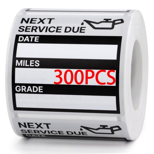 For oil change stickers - oil,